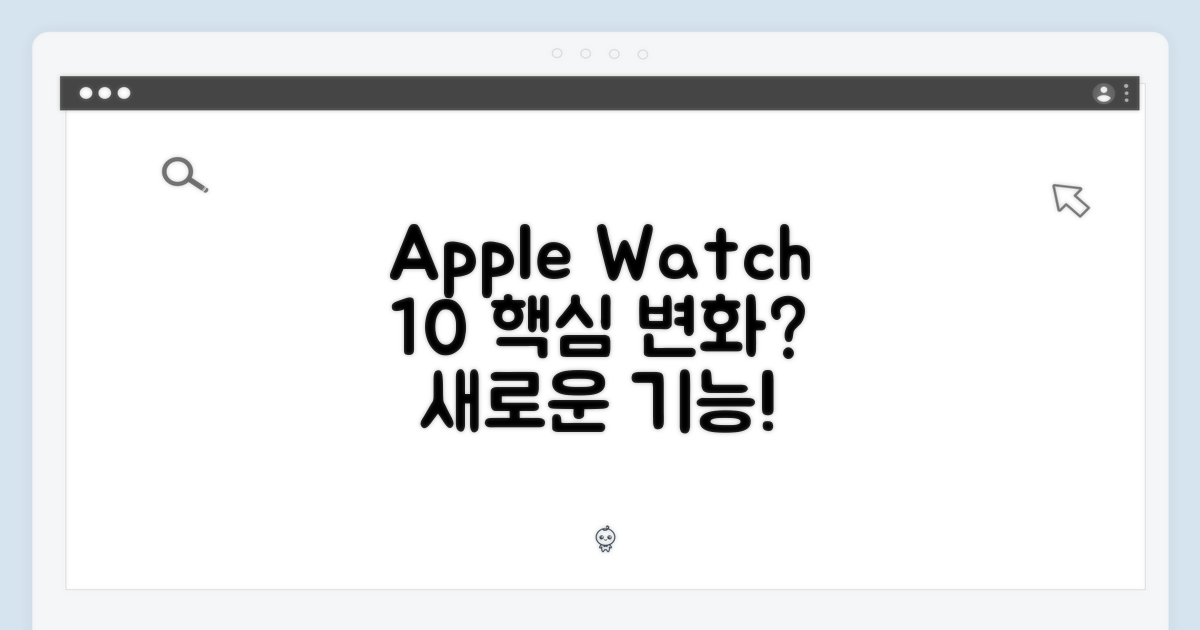 새로운 Apple Watch 10, 무엇이 달라졌을까?