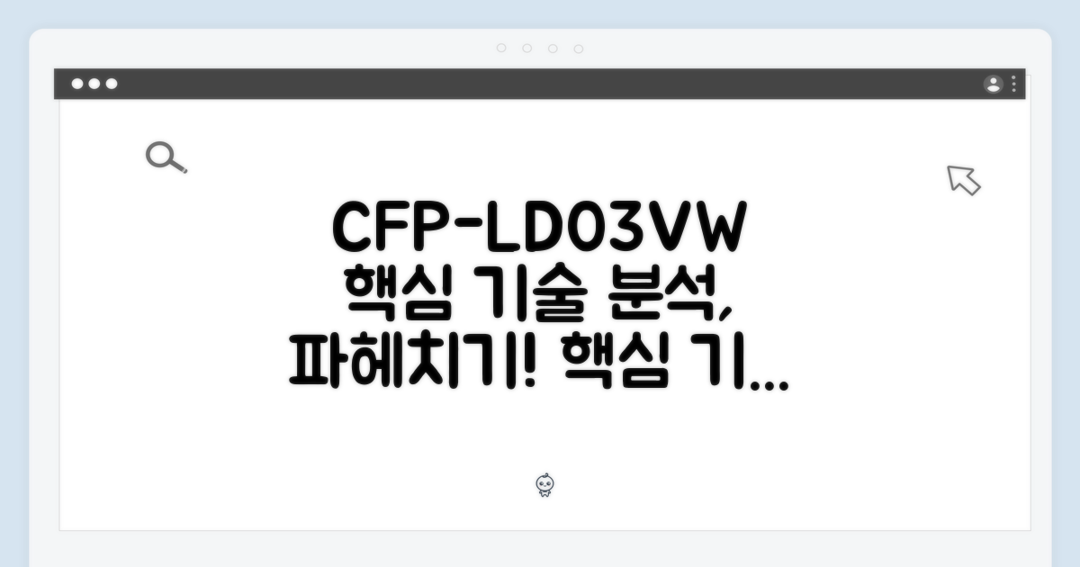 CFP-LD03VW, 핵심 기술 분석