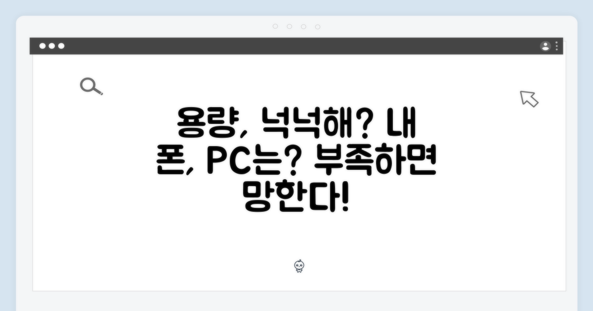 용량, 충분할까?