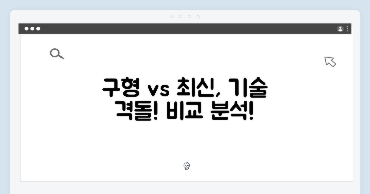 구형 vs 최신 기술 비교