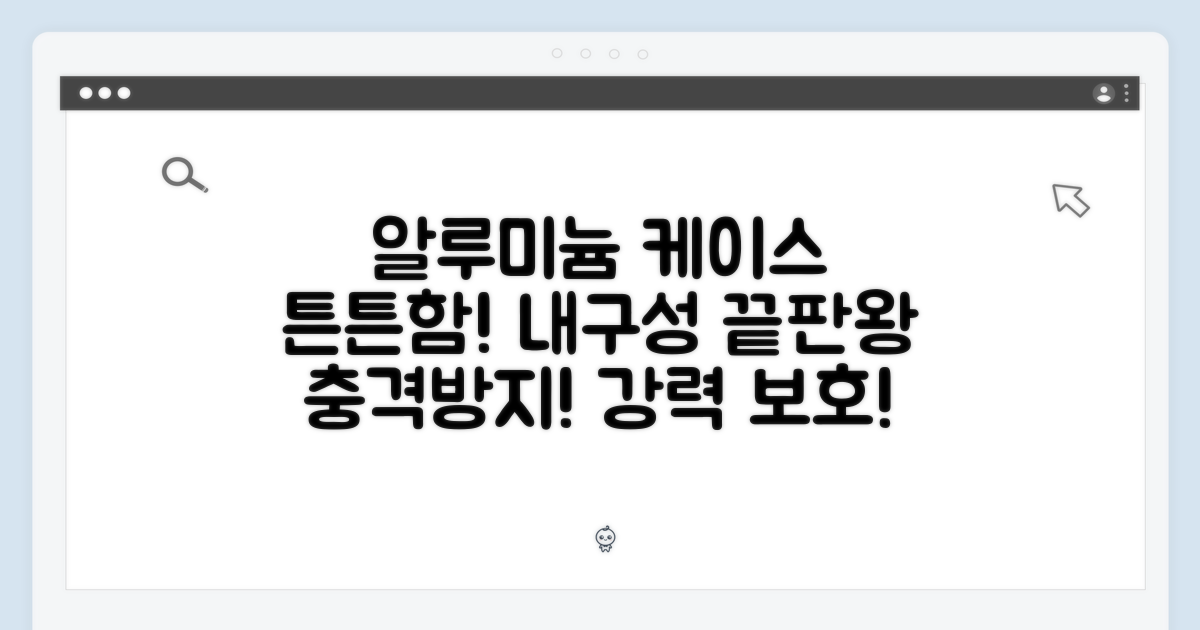 알루미늄 케이스: 내구성