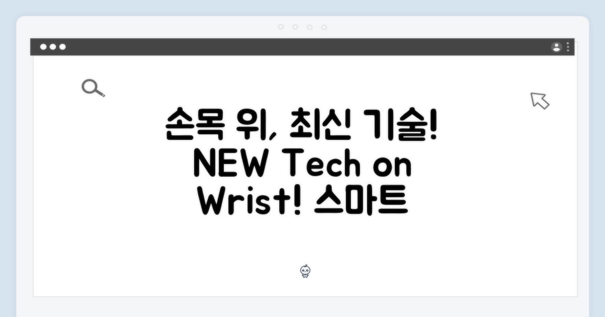 최신 기술을 손목에!