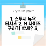 스투시 뉴욕 챕터 티, 남성 미디엄 구하기 어렵나요?