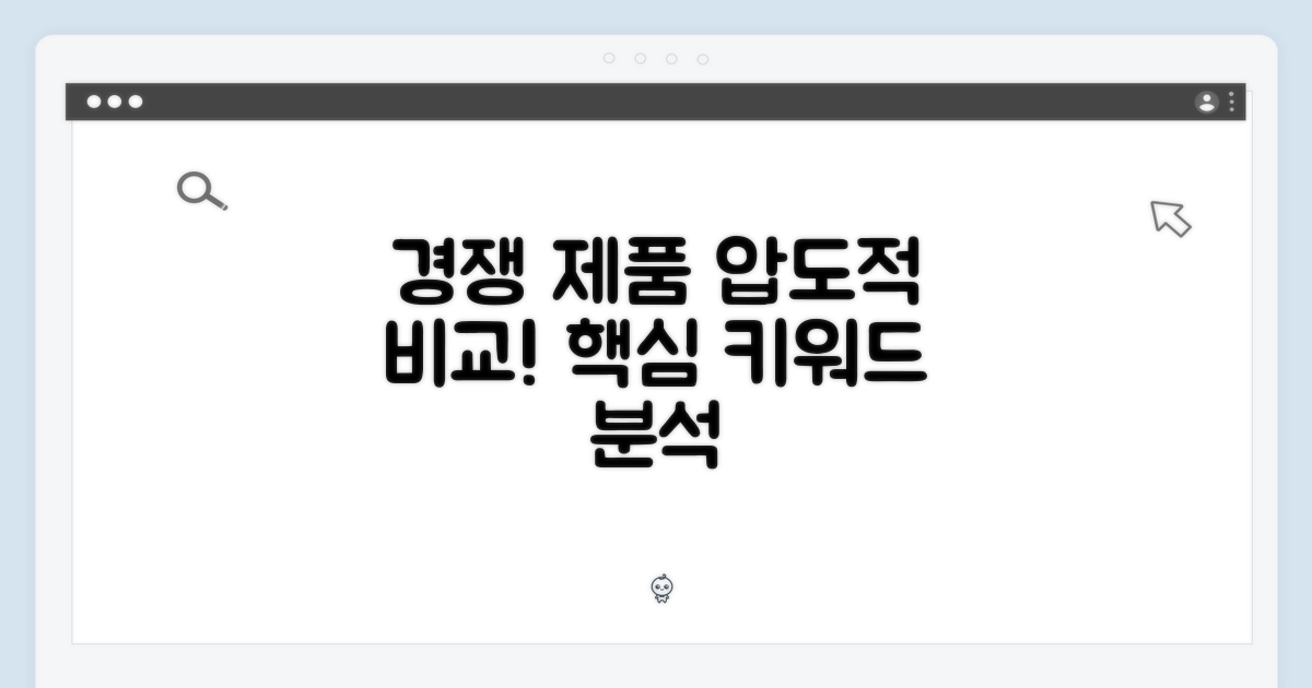 경쟁 제품과 비교