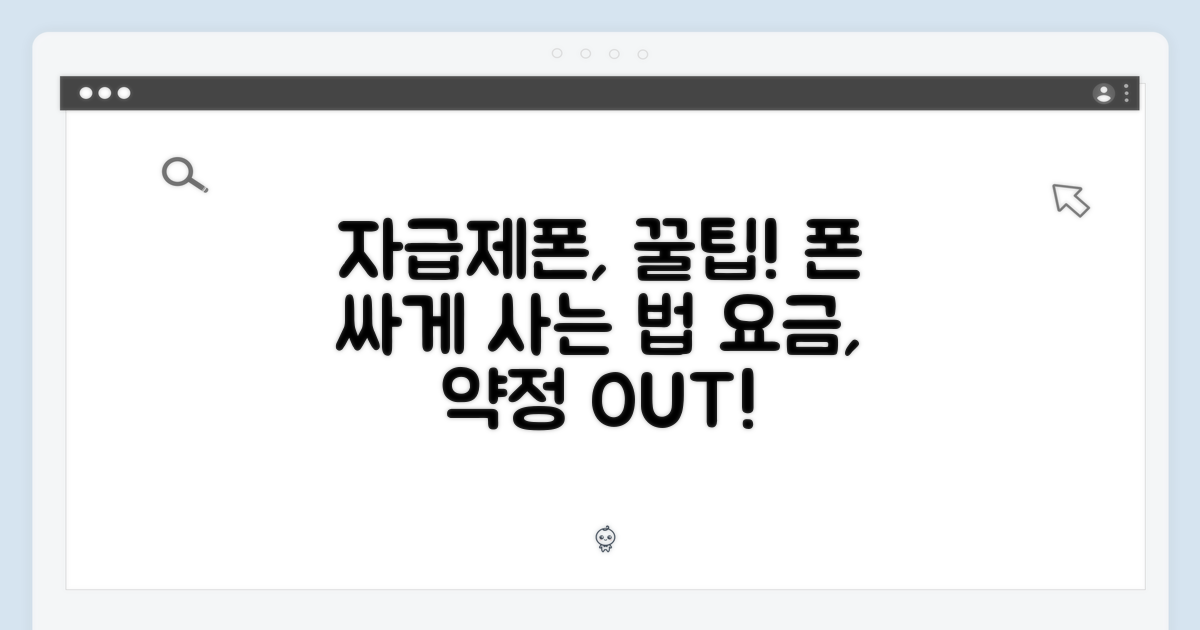 자급제폰, 왜 좋을까?
