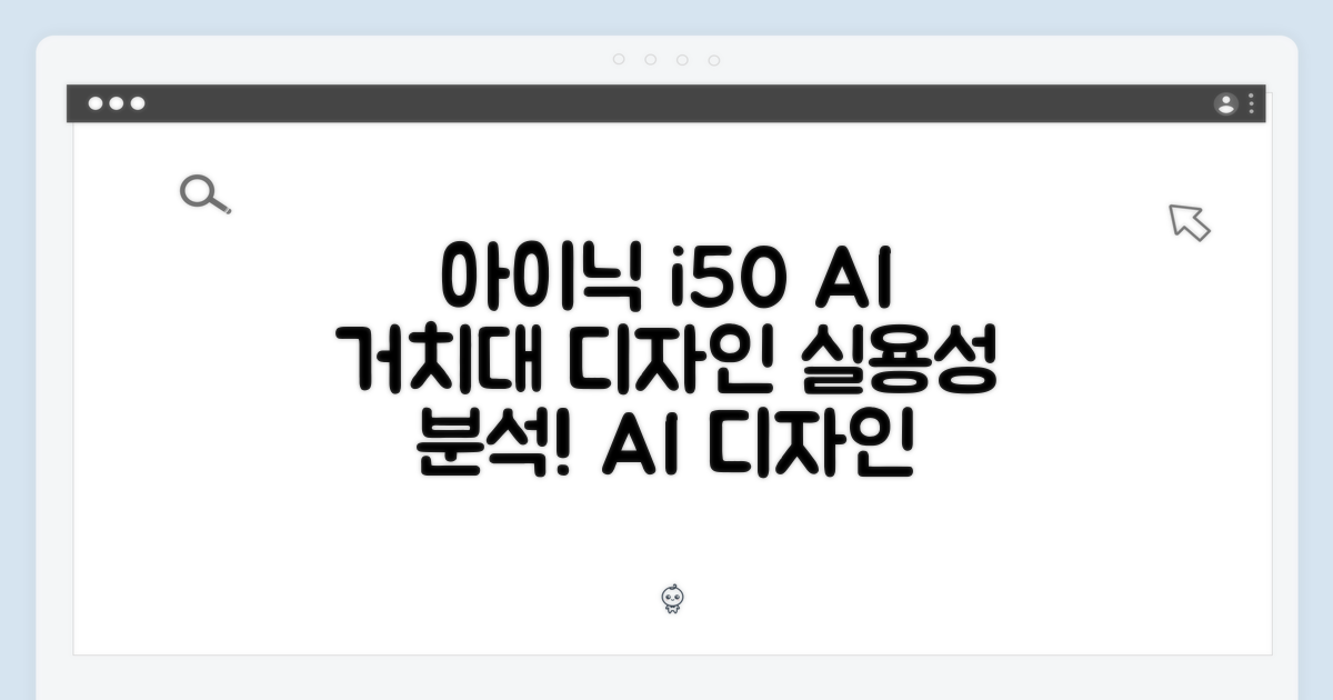 아이닉 i50 AI, 전용 거치대: 디자인과 실용성 분석
