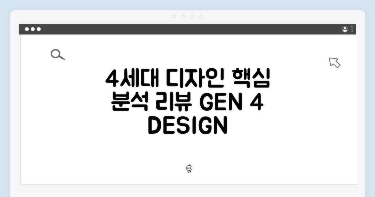 4세대, 디자인 분석