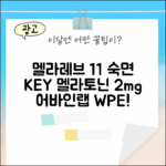 어바인랩 멜라레브 멜라토닌 1+1 2mg WPE! 숙면 마스터