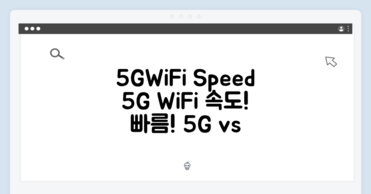 2. 5G+WiFi 연결의 속도