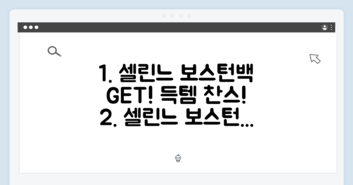 셀린느 보스턴백, 지금 겟!