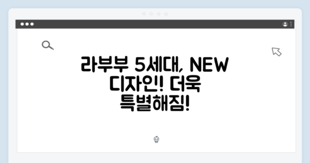 라부부 5세대, 더욱 특별해진 디자인!