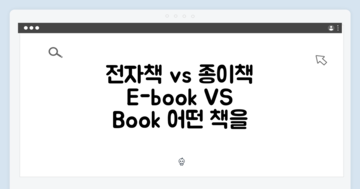 전자책 vs 종이책