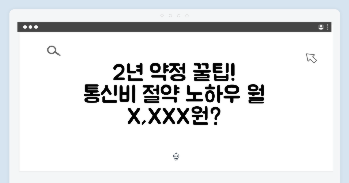 2년 약정, 통신비 절약 꿀팁