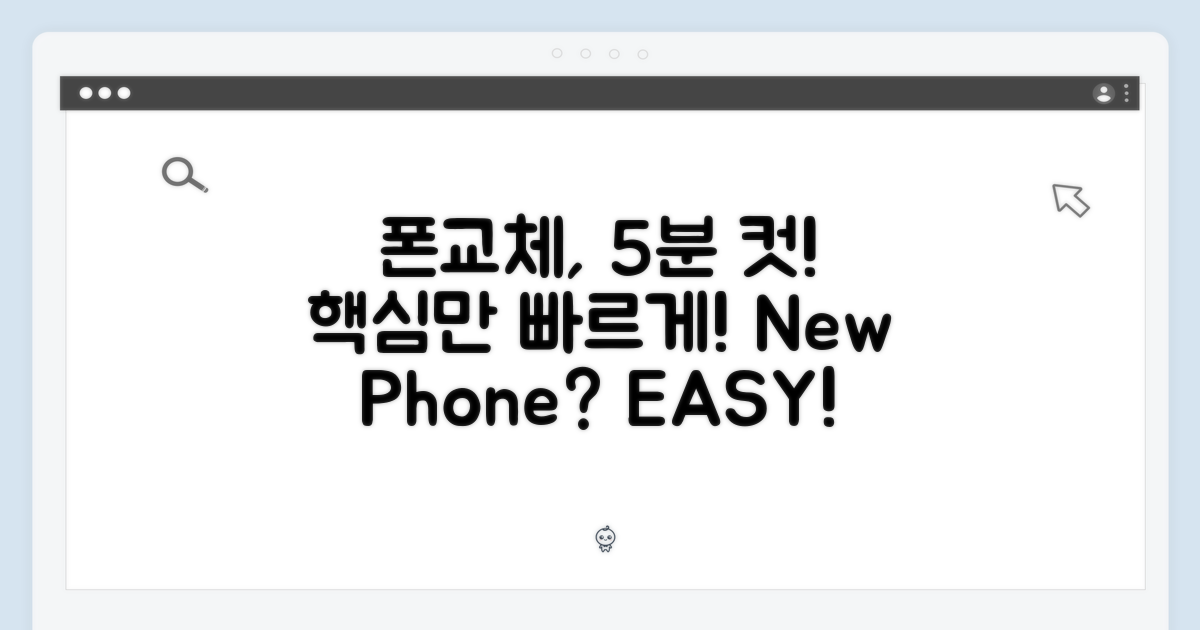 5분 만에 끝내는 폰 교체!