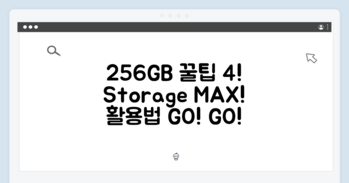 256GB 활용 팁 4가지