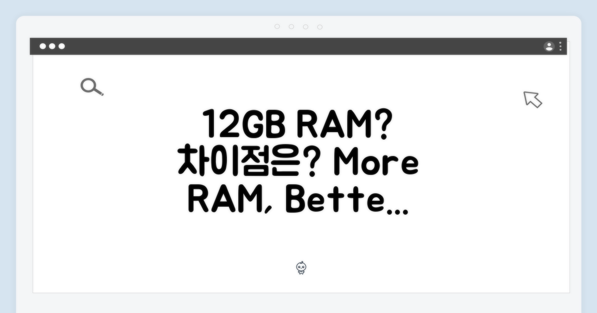 12GB RAM, 차이점은?