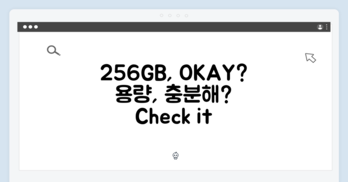 256GB, 충분할까?