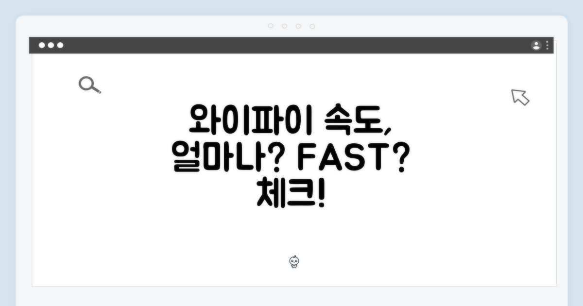 와이파이 속도, 얼마나 빠를까?