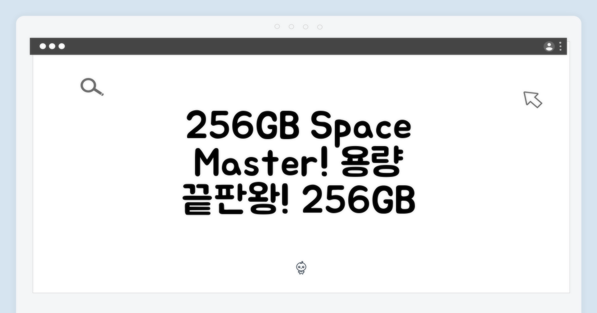 256GB 저장 공간의 활용법
