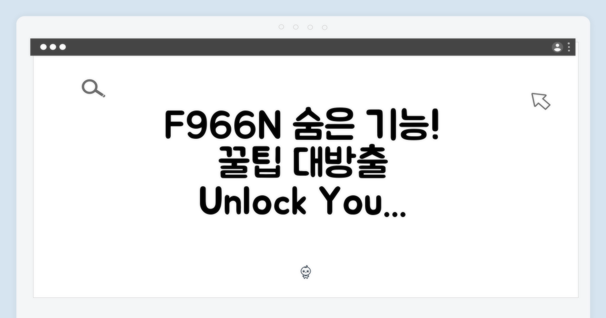 SM-F966N, 숨겨진 기능 활용