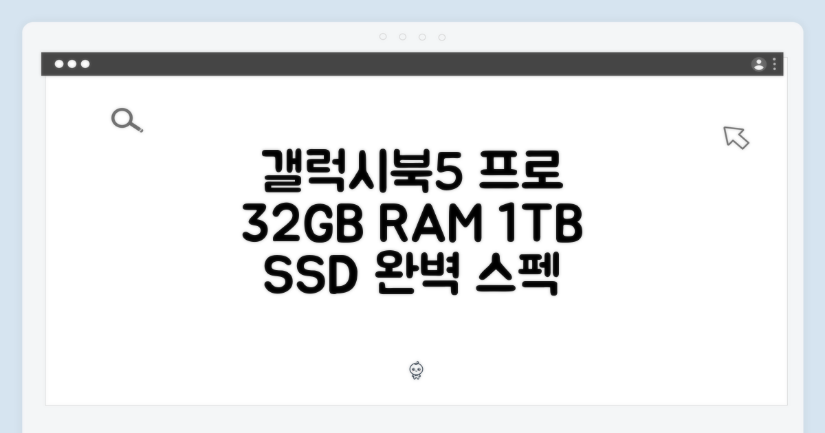 갤럭시북5 프로 32GB/1TB 완벽 가이드