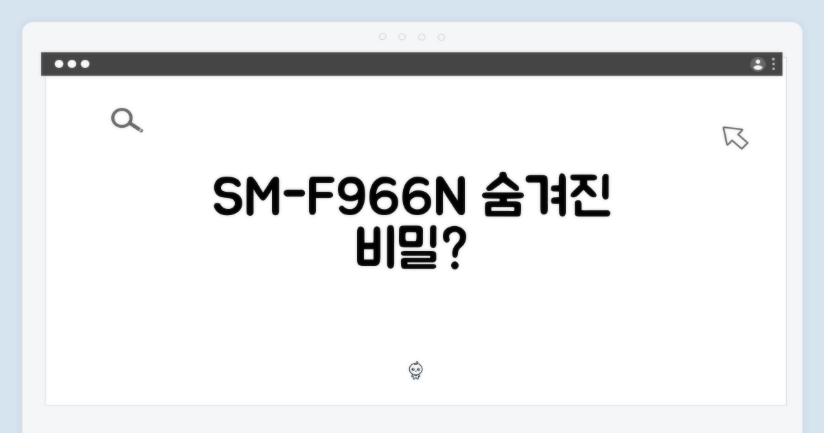SM-F966N, 그 숨겨진 의미는?