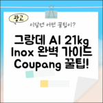 그랑데 AI 21kg 이녹스 완벽 가이드