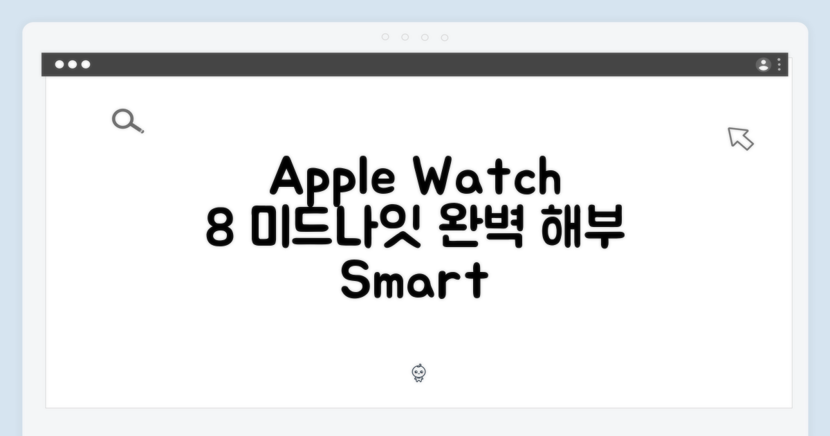 Apple 워치 8 미드나잇 완벽 가이드