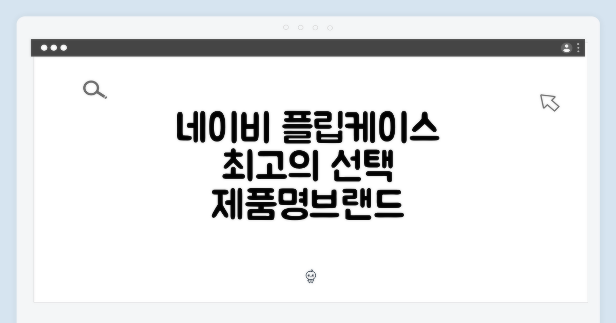 네이비 플립케이스를 선택하세요