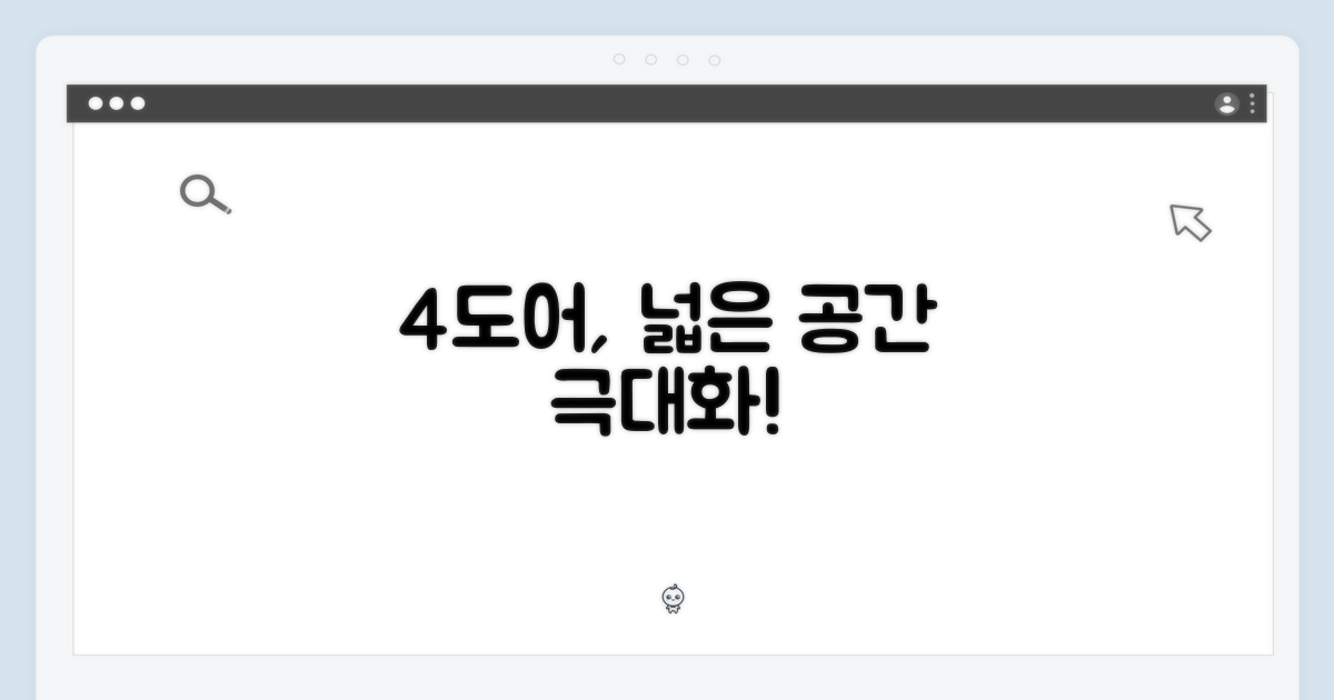 4도어, 공간 활용 극대화