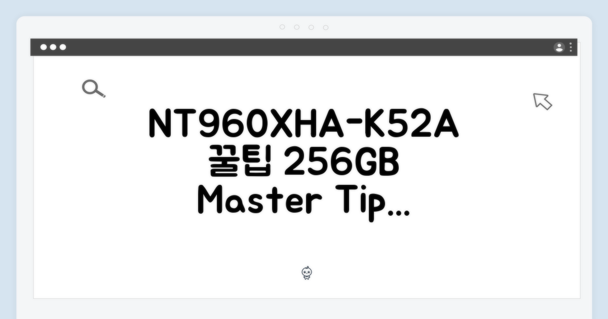 NT960XHA-K52A, 256GB 꿀팁?