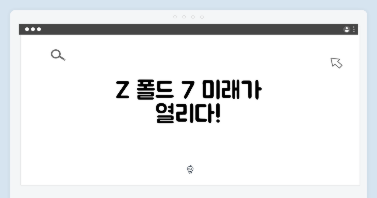 Z폴드7, 미래를 만나다