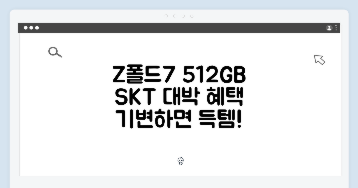 Z폴드7 512GB, SKT 기기변경 장점