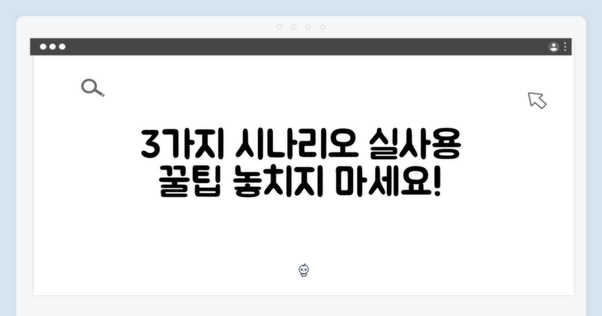3가지 실사용 시나리오