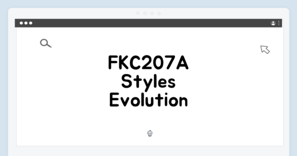 FKC207A: 스타일의 진화