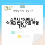 믿을 수 없는 스투시 빅사이즈 반팔 모음전!