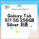 갤럭시탭 S11 5G 256GB 실버 완벽 가이드