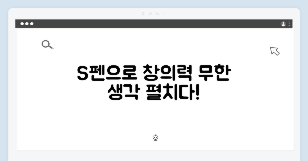 S펜으로 창의력을 펼치다