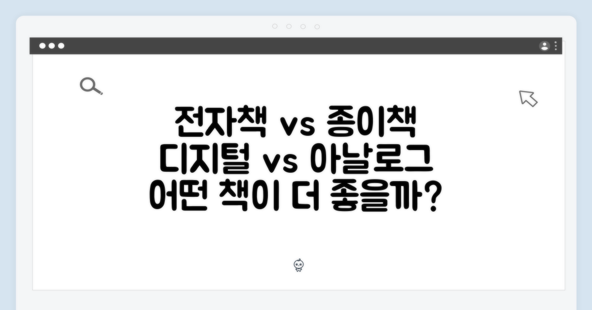 전자책, 종이 vs 디지털