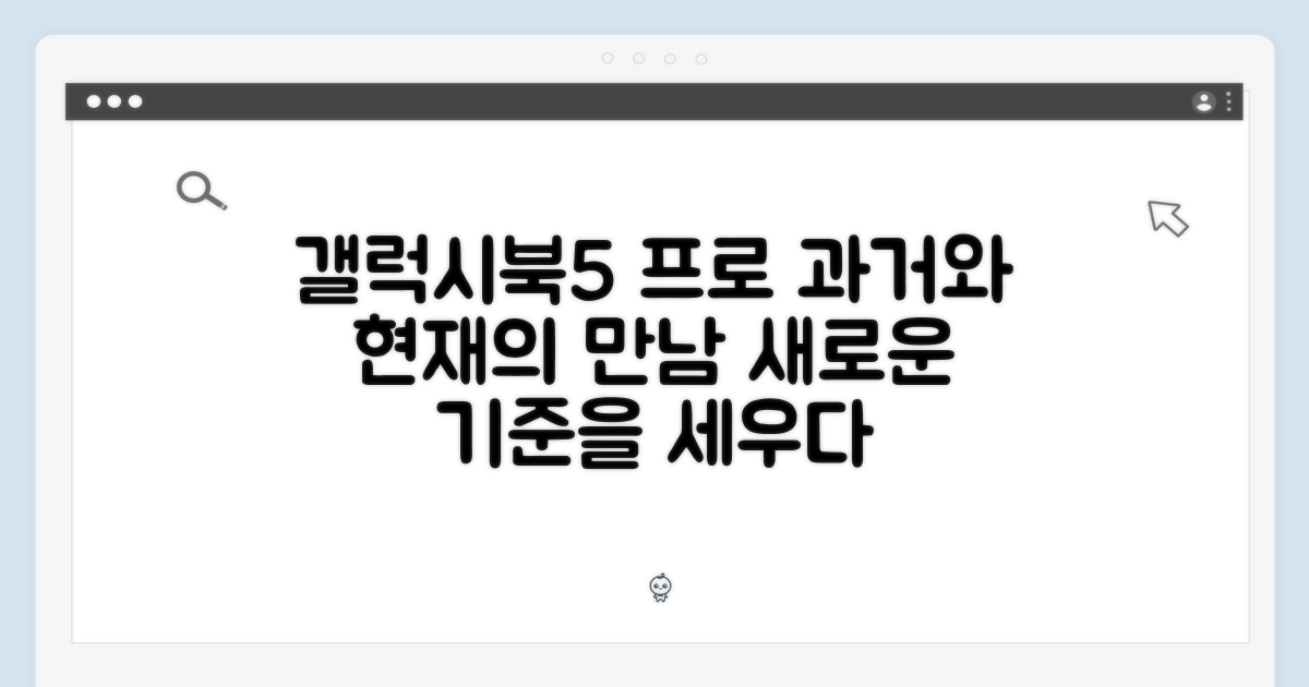갤럭시북5 프로: 과거와 현재의 조화