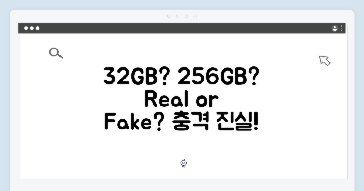 32GB, 256GB, 정말 가능할까?