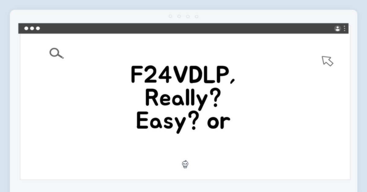 F24VDLP, 정말 쉬울까?