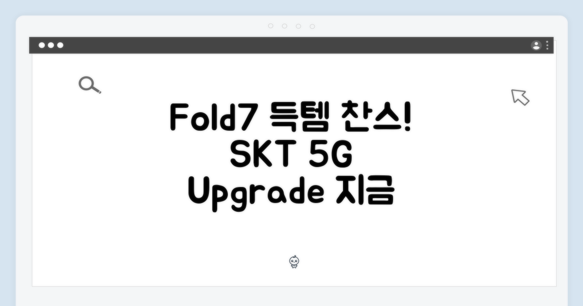 최신 폴드7, SKT 교체 찬스