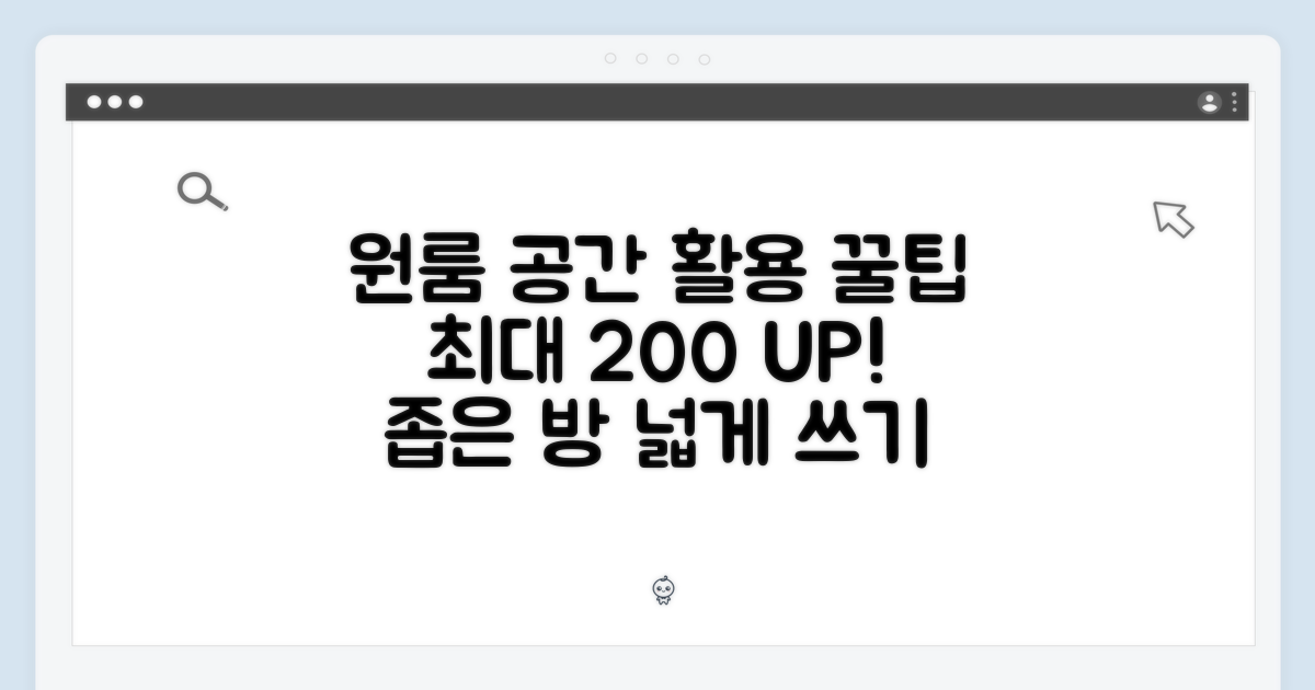 원룸: 공간 효율 극대화