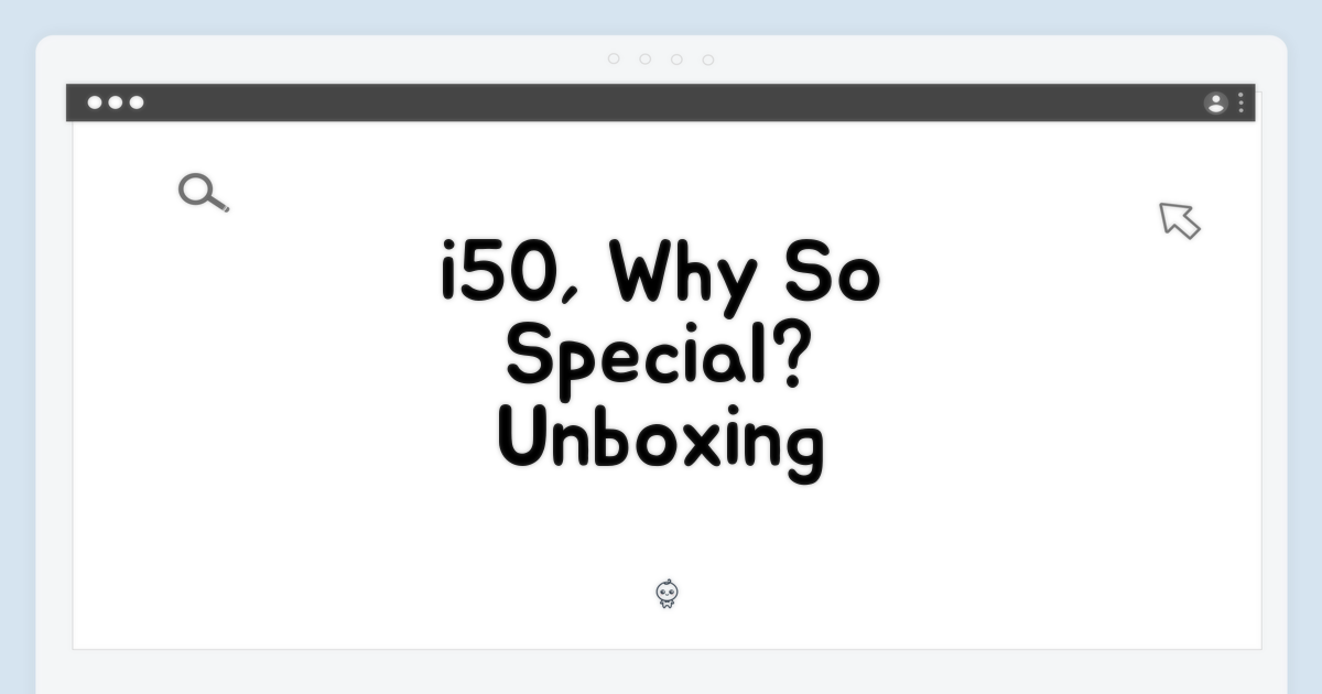 아이닉 i50, 왜 특별할까?