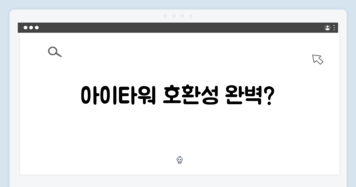 아이타워 전용, 호환성은?