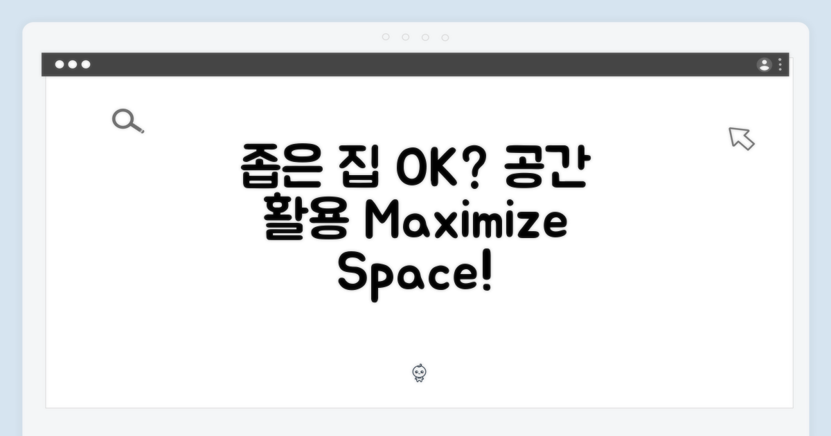 공간 활용, 좁은 집에서도 OK?