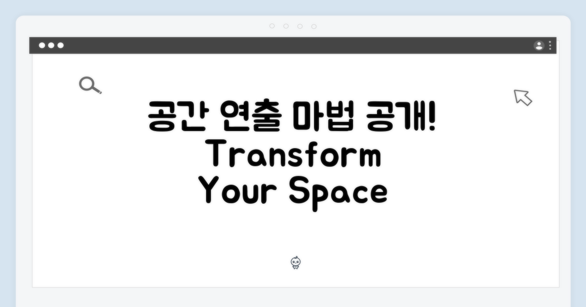 공간 연출의 마법
