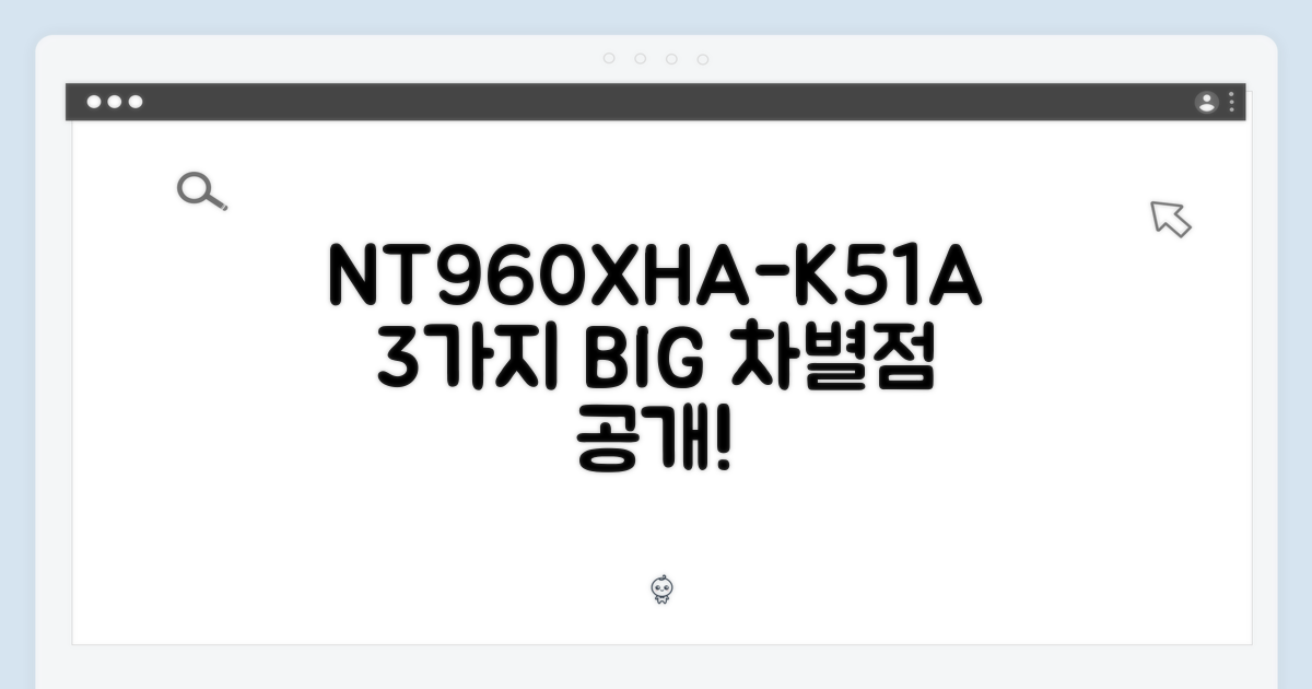 NT960XHA-K51A 3가지 차별점