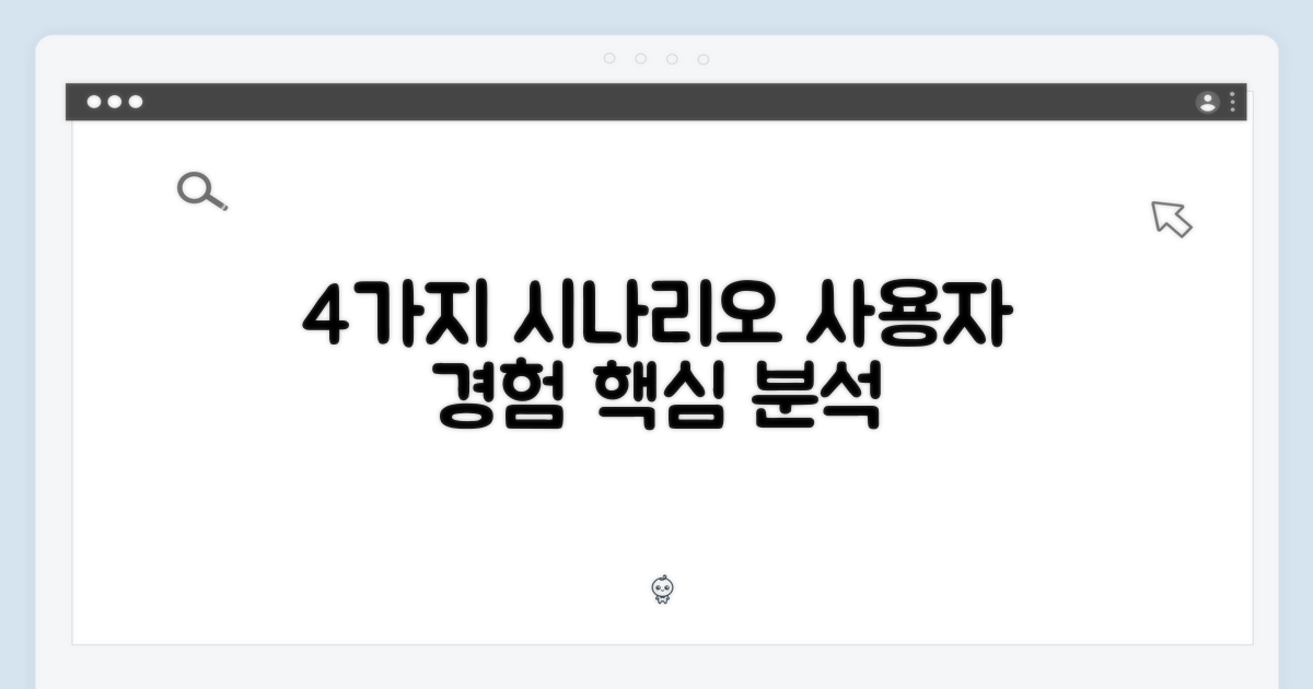 4가지 사용자 시나리오